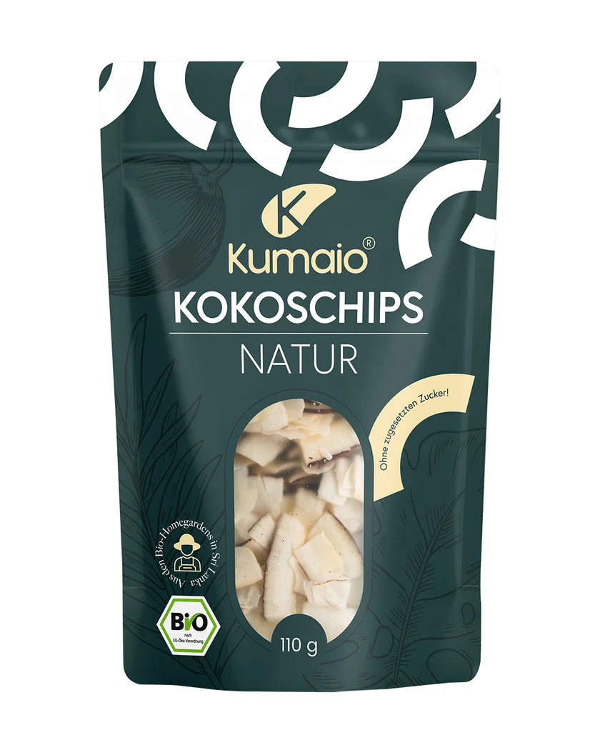 Kumaio Bio Kokoschips Natur 110g – Ohne Zuckerzusatz