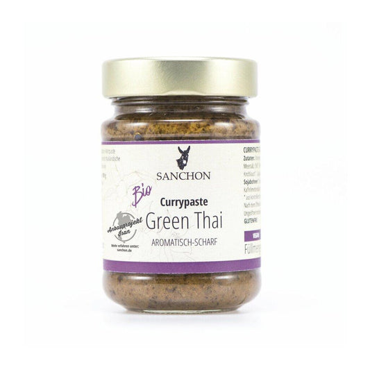 Sanchon Bio Green Thai Currypaste 190g – Grüne Thai-Currypaste